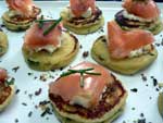 Cocktail Food Catering - Smoked Salmon Blini